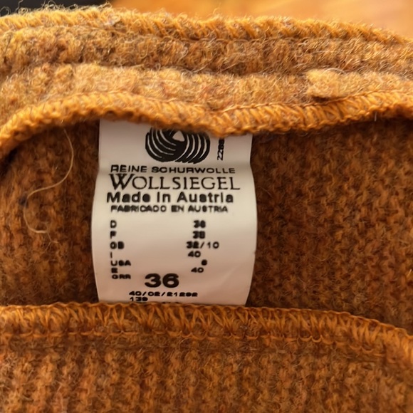 NWOT GIESSWEIN CARDIGAN IN CAMEL - Picture 6 of 7